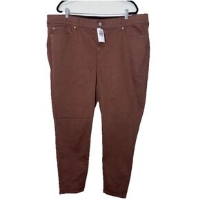 TORRID Women's Bombshell Skinny Super Soft Brown Denim Jeans Size 26 NWT